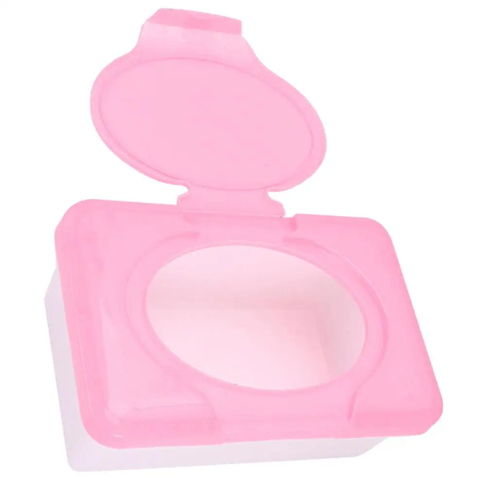 

Eco Friendly Reusable Wipes Dispenser Bathroom Travel Case Holder Plastic Compact Lightweight Practical Tissue Mask Storage