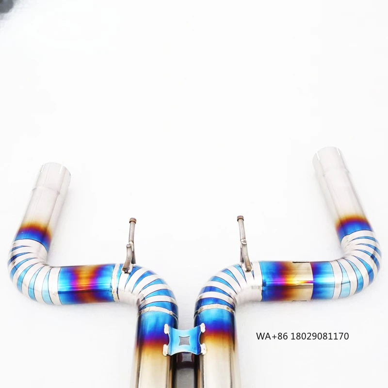 

Высокопроизводительный выхлоп Catback из титанового сплава для Quattroporte 3.0 2013-2018, двигатель управления выпускным клапаном даунпайпа