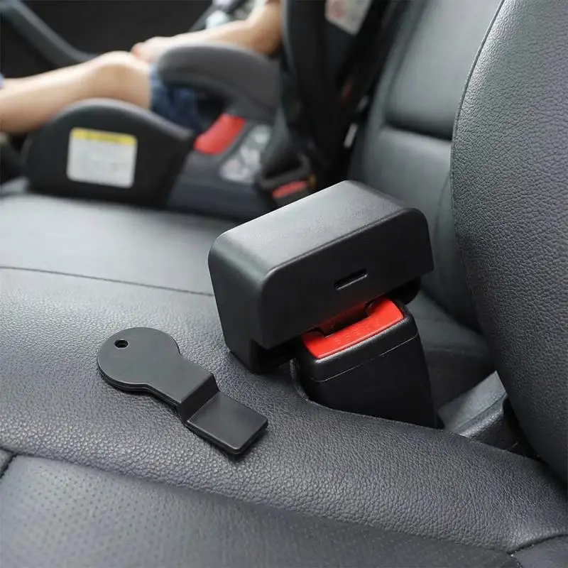 Car Seat Belt Lock Clip Child Safety Buckle Protector Easy To Use Travel Seat Belt Lock Guard Accidental Release Preventer view 5