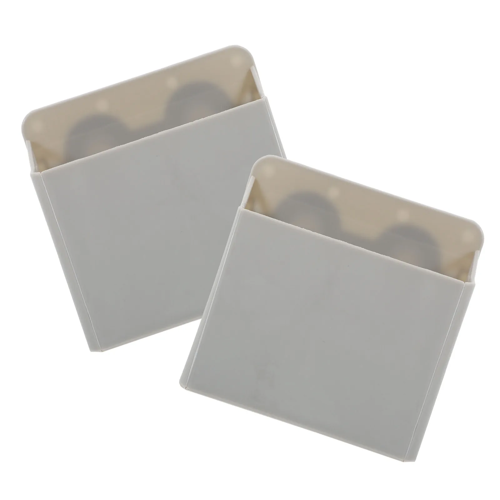 2Pcs ABS Pen Holder with Suction Cup Whiteboard Marker Storage Organizer Desktop Stationery Box Office Use White Board Holder