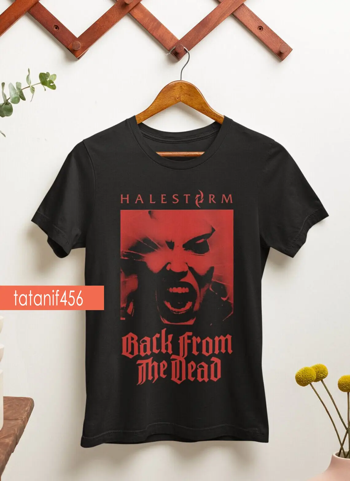 Футболка с длинным или коротким рукавом Halestorm Back From The Dead Black H90697