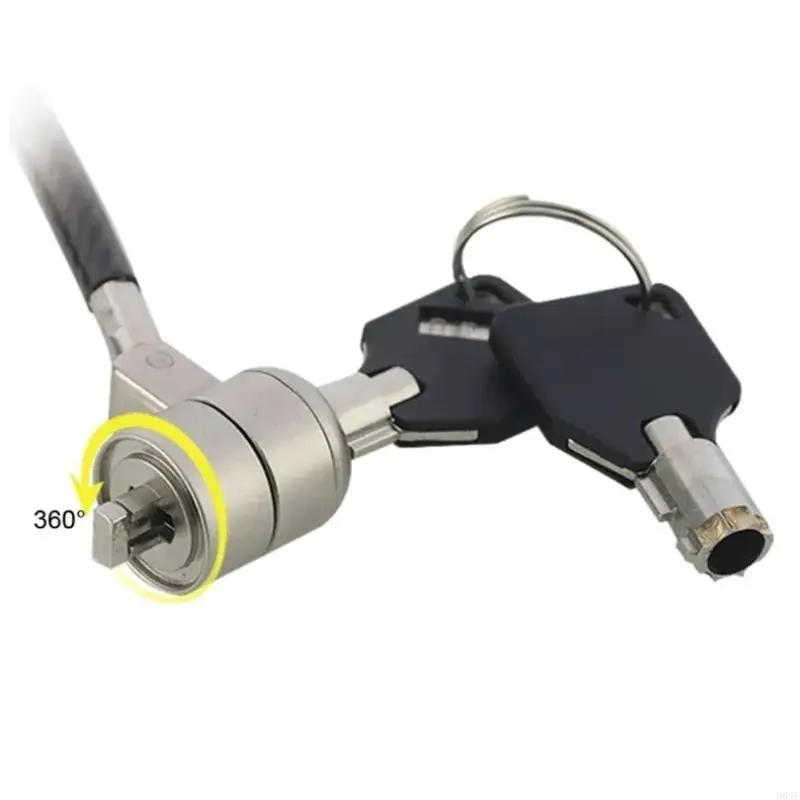 

96GE Laptop Cable Lock Sturdy Lock for 6x2.5mm Hole Notebook Metal Lock Laptop Cable Locks Ensure Security Lock Accessories