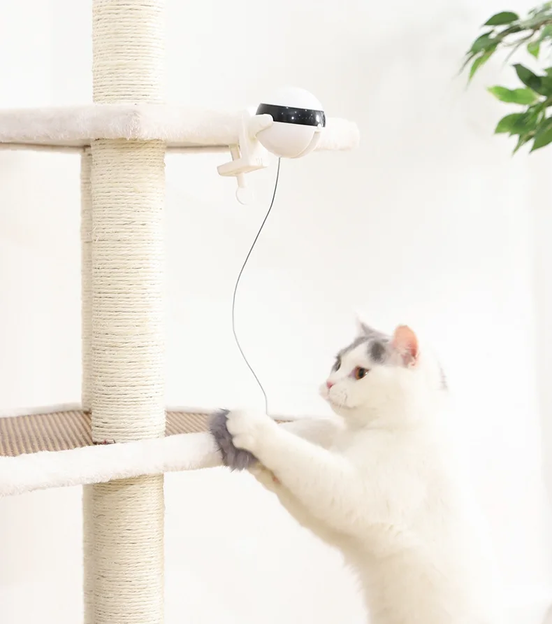 

Wholesale New Arrival Modern Electric Interactive Cat Toy Automatic Lifting Ball Teaser Plush Pet Toys for Dogs