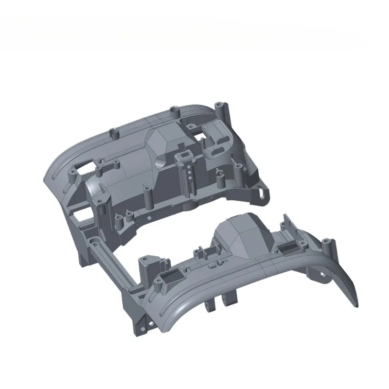 Plastic Interior with Large Bottom and Front Wheel Cover for 1/10 RC Crawler Car AXIAL SCX10 Traxxas TRX4 Jeep Chevrolet K10