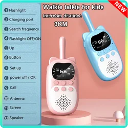 Children's Walkie-Talkie 3KM Parent-Child Interactive Toys Boys And Girls Mini Wireless Phone, Walkie talkie For KIDS,Baby Gifts