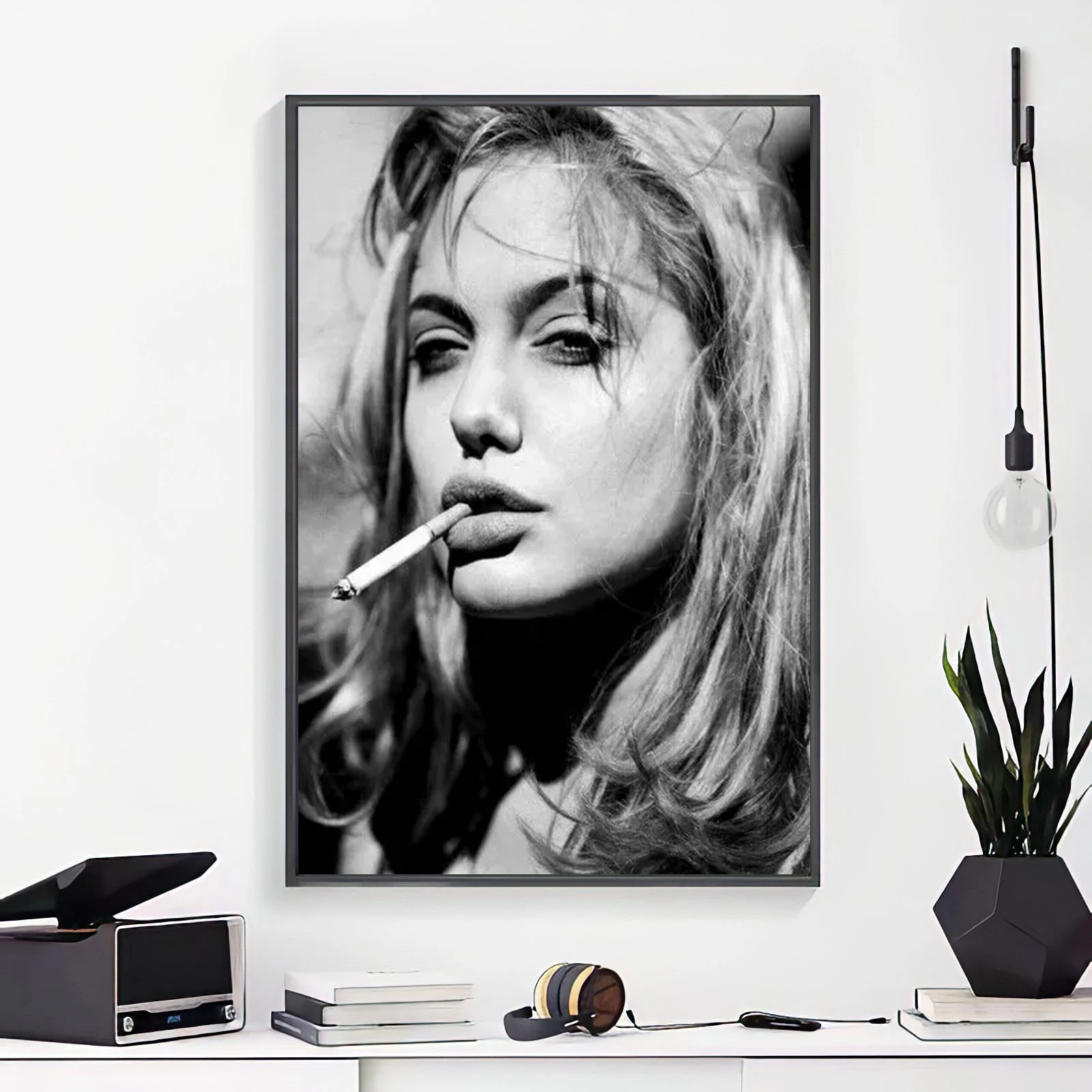 J003 Angelina Jolie Famous Actress Movie Star Sexy Silk Poster Wall Sticker Decoration Gift