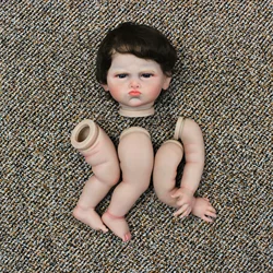 20Inch Painted Grace Kit Reborn With Rooted Hair Unassembled DIY Kit Parts With Visible Veins Lifelike Real Reborn Toddler Doll