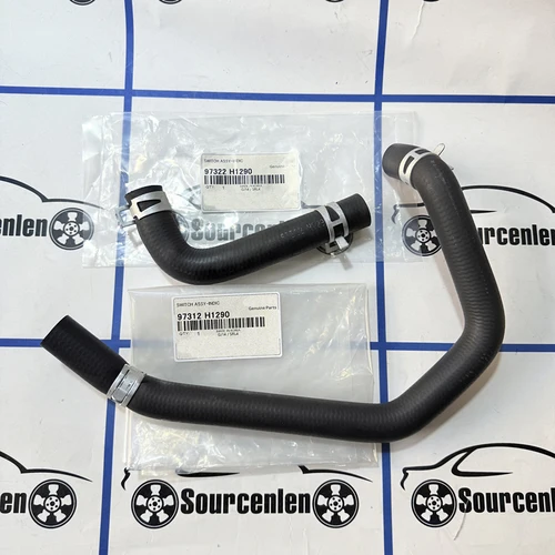 Imagen 2 del producto Nueva manguera de salida de refrigerante de calentador 97312H1290 entrada 97322H1290 para Hyundai Terracan 2001-2006 2,9