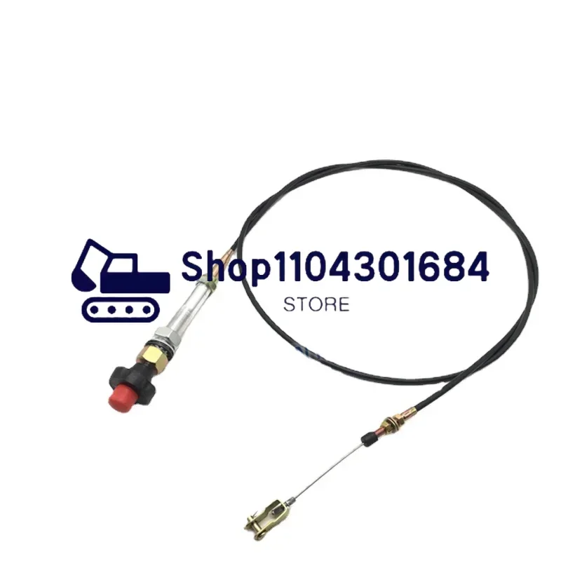 Throttle Cables Excavator Parts Sunward 50/60/70/80/90/150/210 Throttle Pull Rope Accelerator Cable 2.5M Boat Tractor Forklift