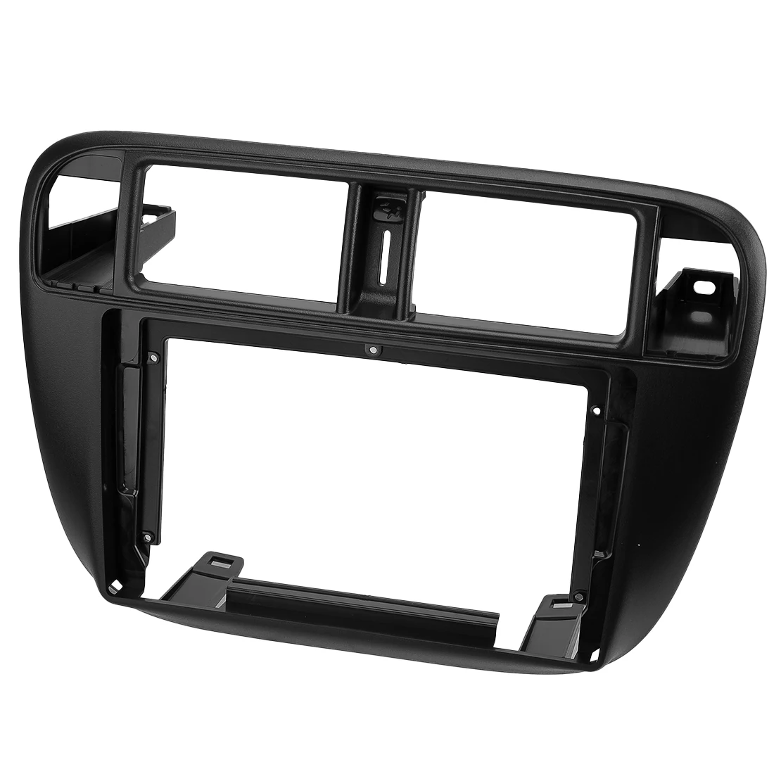 9'' Black ABS Car Radio Stereo Dash Fascia Frame Panel Trim Fit for Honda Civic EJ/EK/EM 1995 1996 1997 1998 1999 2000 2001 LHD