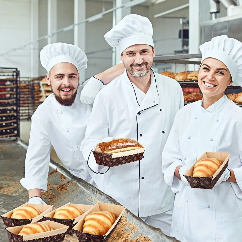 

Одноразовые бумажные формы для выпечки Party Bakery: крафт-лотки для хлеба, тостов, кексов