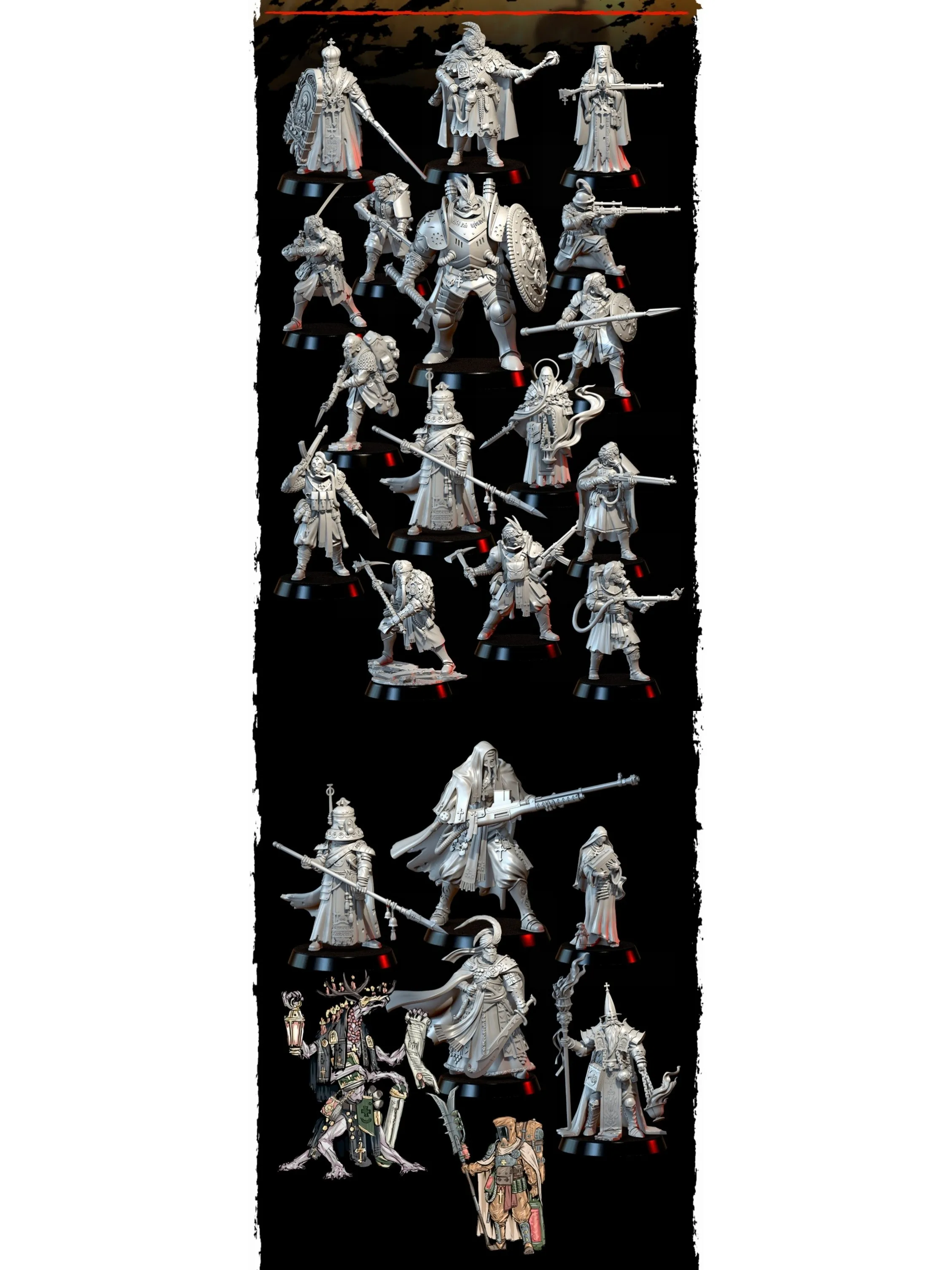 Model Tabletop Game Trenches Crusade Cossack Campaign Base Edition No.16 7-Day Shipping Customizable DIY Gaming Accessories