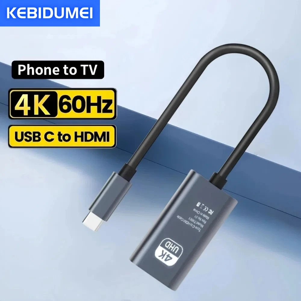 �y�Z�[�����zUSB Type-C - HDMI�ϊ��P�[�u�� 2.1�Ή� 4K 60Hz �g�ѓd�b �e���r �m�[�g�p�\�R���p USB-C USBC�A�_�v�^�[ �r�f�I�P�[�u�� HD�R���o�[�^�[