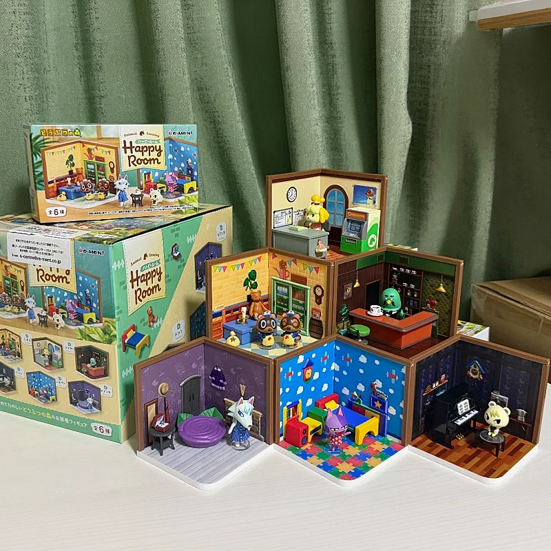 Re-Ment Animal Crossing Happy Home 2 Miniature Scene Anime Character Figure Cartoon Room Decor Birthday Gift - view 5