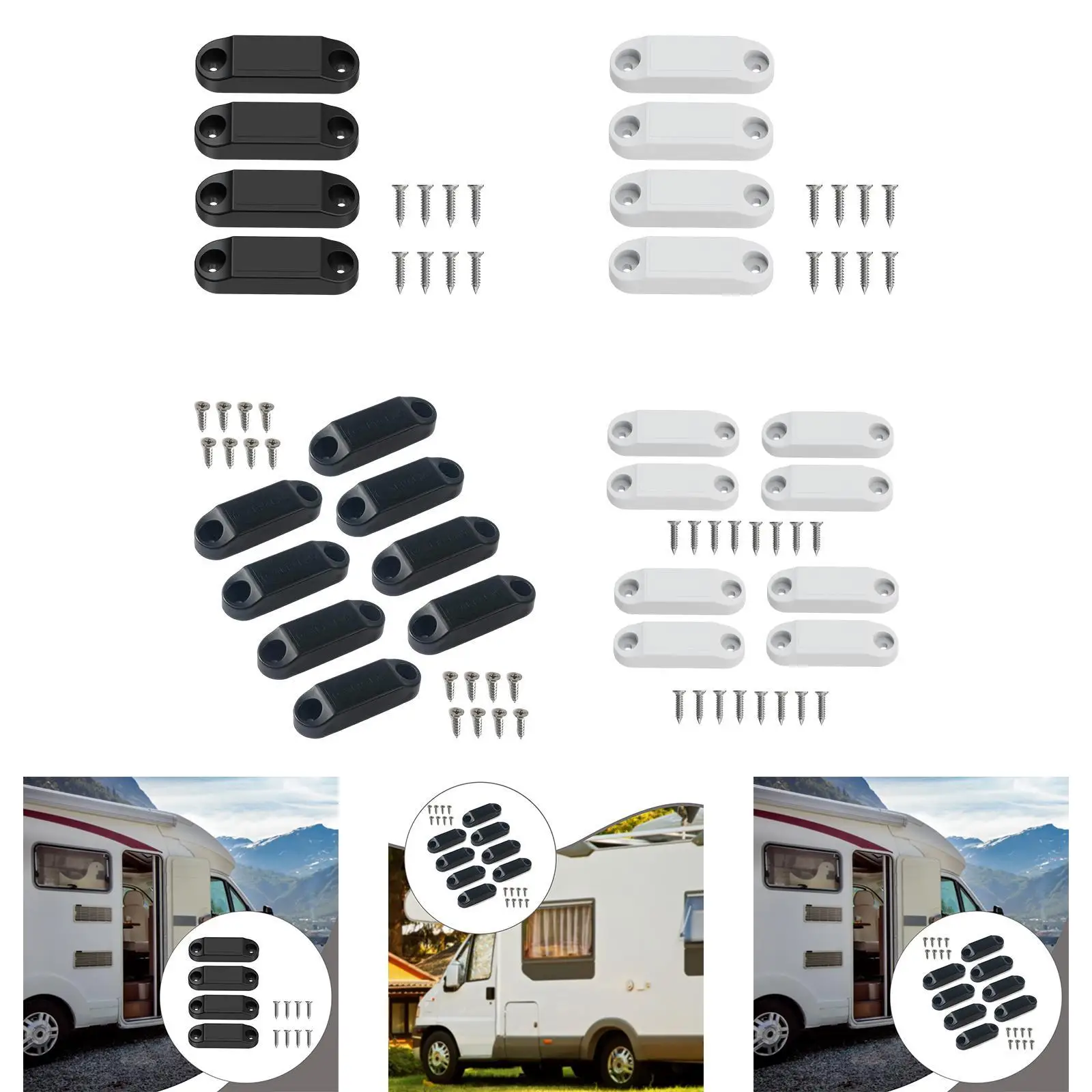 

RV Magnetic Door Holder Premium Easy to Use Easy Installation High Performance Alternative RV Magnetic Baggage Door Catch Parts