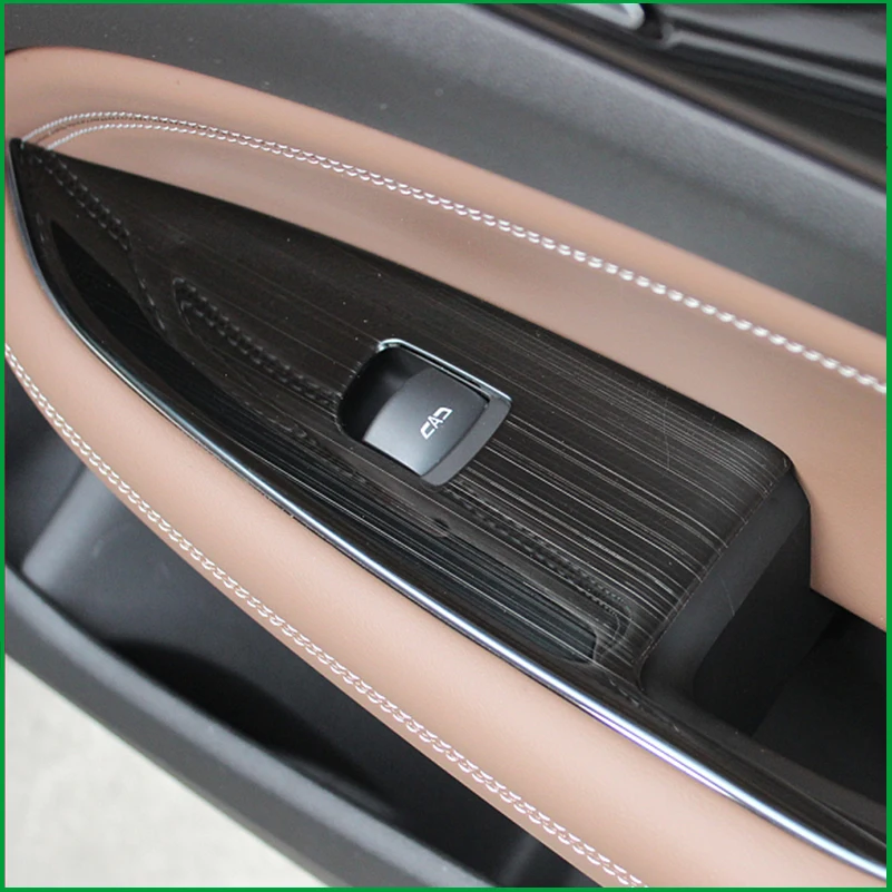 

For opel insignia Sedan LHD 2017 2018 Interior Door Handle Window Lift Panel Switch Button Cover Sticker Trim Mouldings