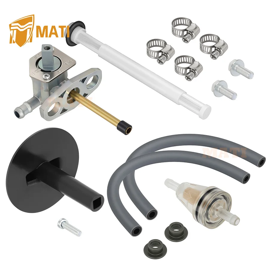 Fuel Valve Petcock Switch w/ Lever Knob Kit For Honda Recon 250 Rancher Foreman 350 400 420 450 500 Rubicon 500 Rincon 650 85-24