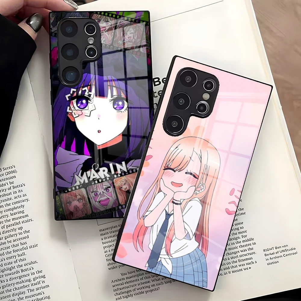 Kitagawa Marin Phone Case For Samsung S26 Ultra S25 S23 S22 S21 S20 Ultra Plus S24 Fe A37 A57 A17 Glass Cover