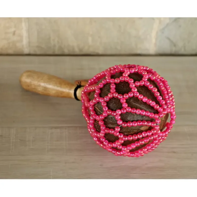 Handmade South American Ethnic Percussion Drum Traditional Folk Musical Instrument for Professional Performance and Cultural