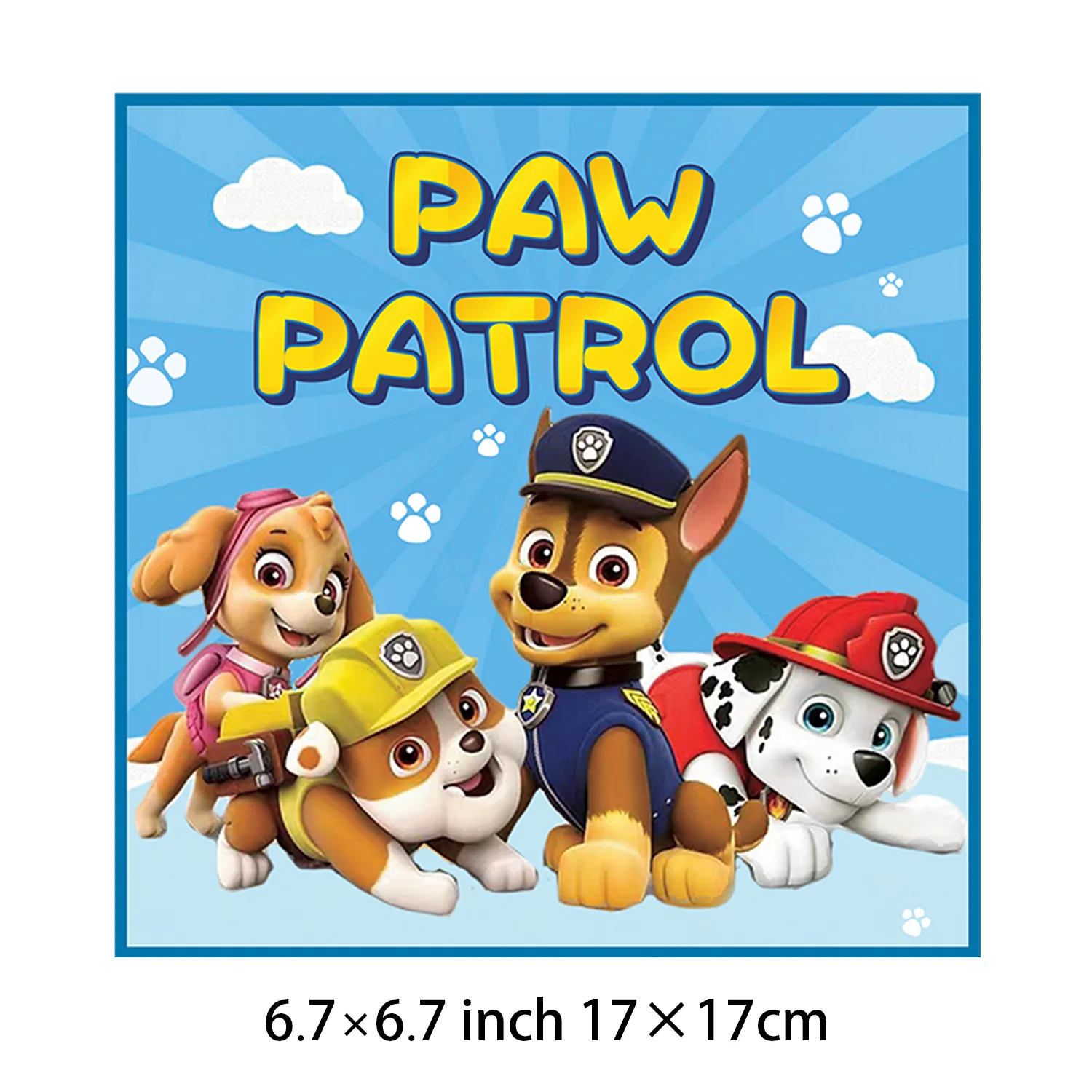 Decoração de festa de aniversário da patrulha pata dos desenhos animados cães skye utensílios de mesa descartáveis toalha de mesa prato copo crianças brinquedo presente fontes de festa