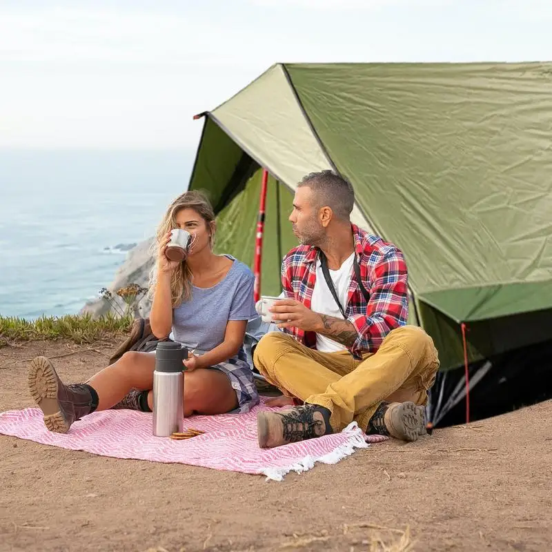 

Outdoor Tents For Camping Family Hiking Shelter Portable Weatherproof 2-4 People Tent For Outdoors Hiking Travel Backpacking