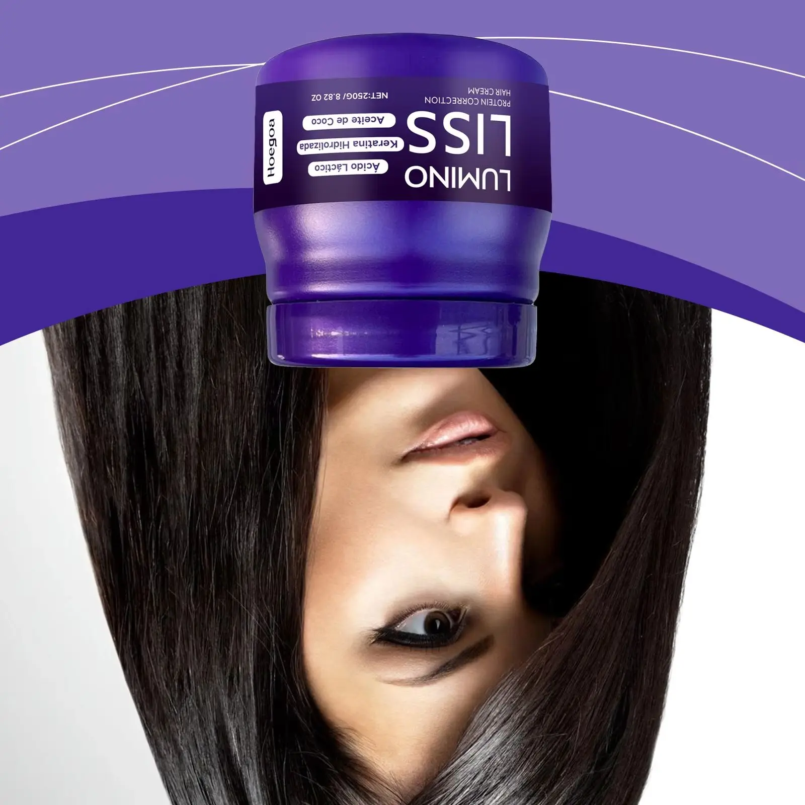 Protein Straightening Cream Reduce Dry Frizzy Damaged Hair Care Restore Soft Smooth Achieve Silky-Smooth Hair Daily Hair Care