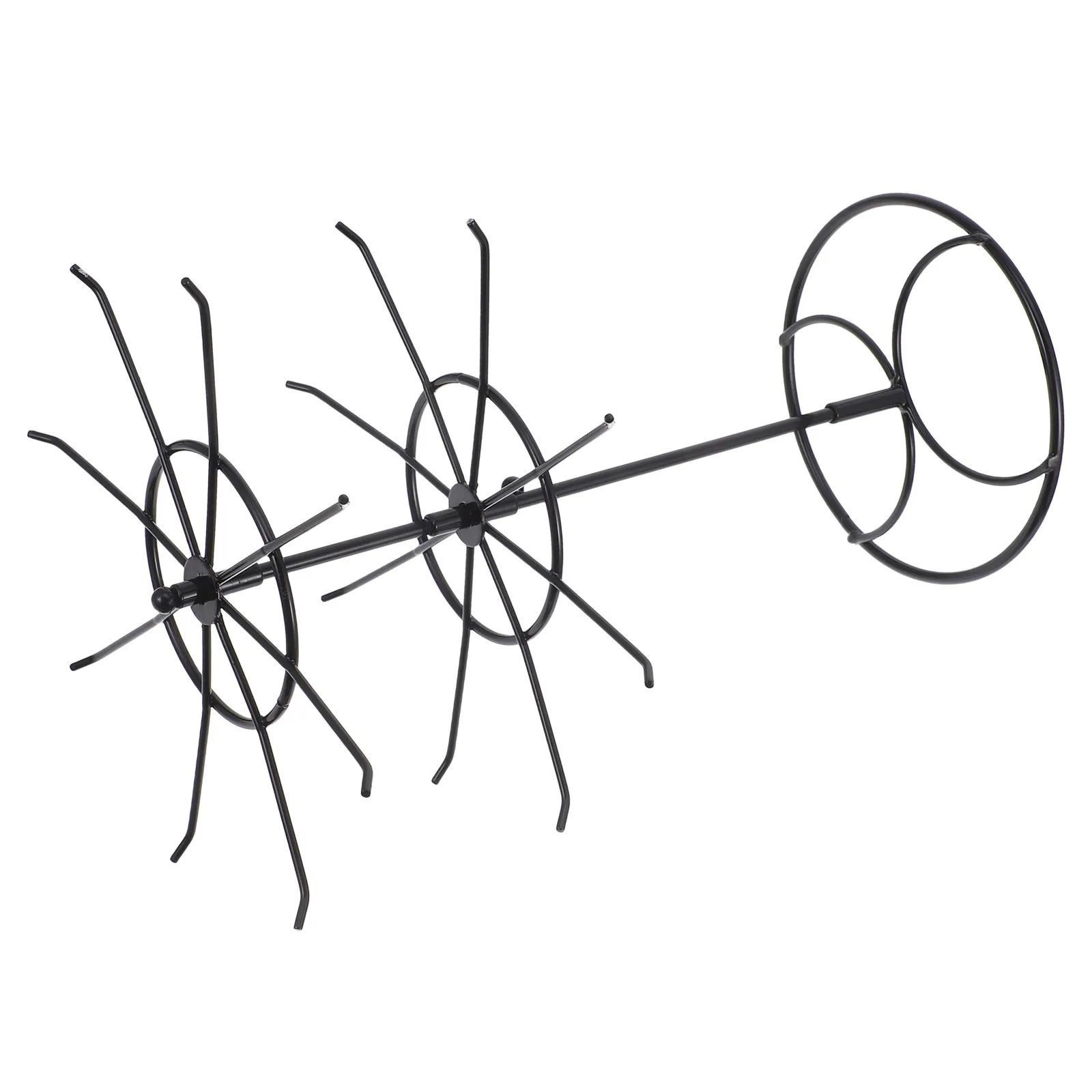 

Rotating Multi Layer Display Stand Metal Jewelry Organizer 2 Tier Bracelet Necklace Holder Desktop Accessories Rack