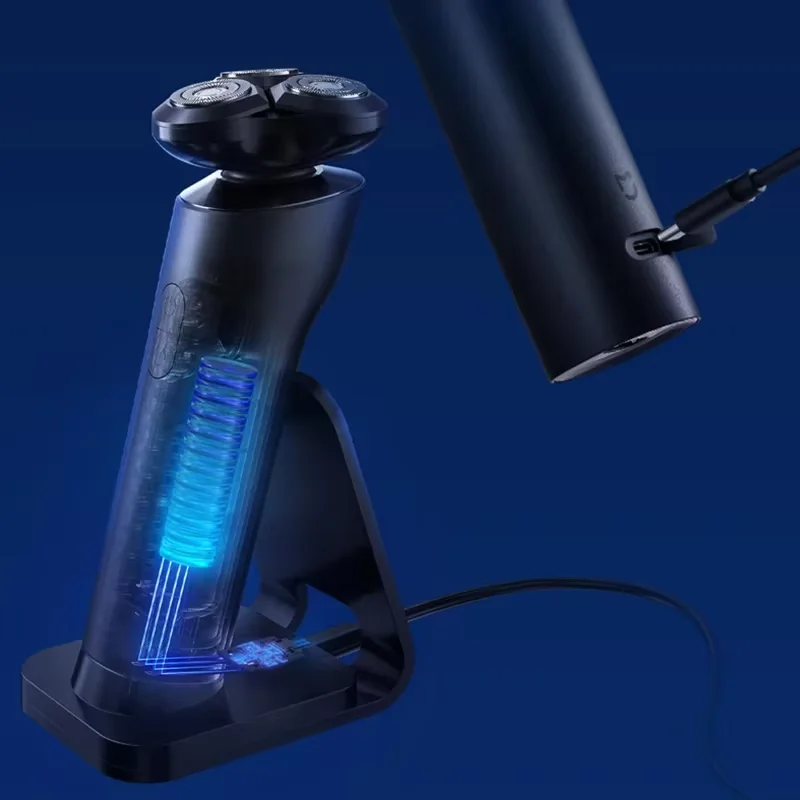 الأصلي XIAOMI MIJIA ماكينة حلاقة كهربائية للرجال S700 قابلة للشحن الحلاقة أداة تهذيب اللحية ماكينة حلاقة غسل الجسم كله #3