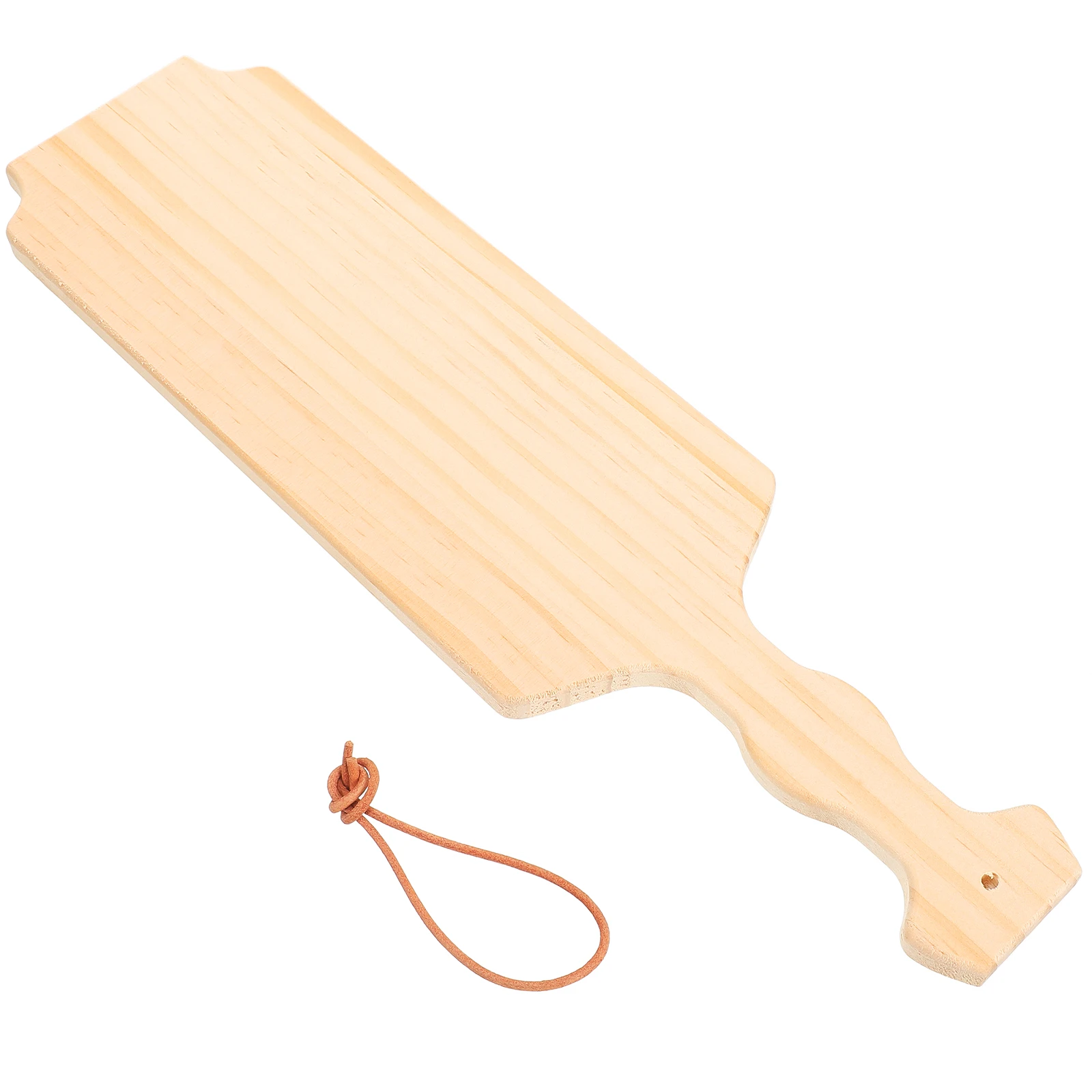 

Wooden Paddle Crafts Unpainted DIY Wood Shapes for Kids Boat Accessories Wave Handle Small Size Safe Wooden Cutouts for