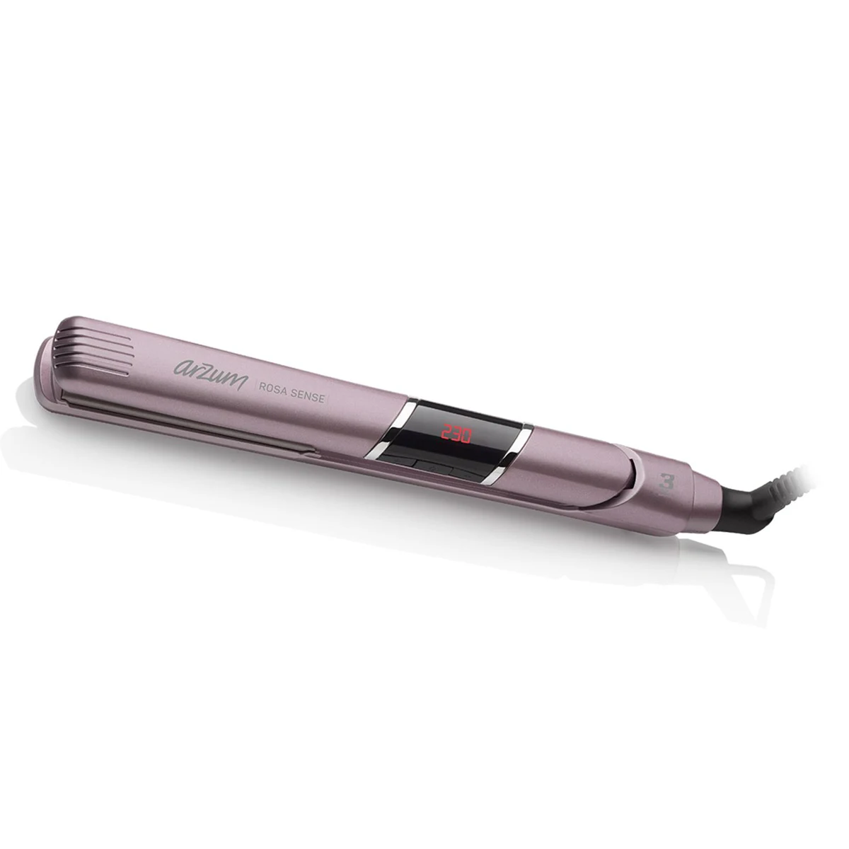 Arzum Rosa Sense Hair Straightener Ceramic Plate Double-Function Curling Featured Heat Protection Fast Warming Led Screen