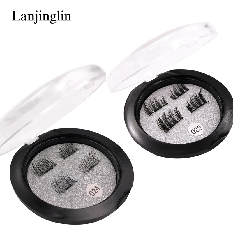 Wholesale 5/10/20/50 Boxes Magnetic Eyelashes 3D Mink Eyelashes Magnetic Eyeliner Magnetic Lashes Short False Lashes Makeup Tool