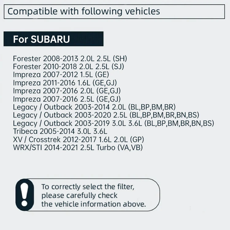 For SUBARU Impreza 2008-16 Legacy 2005-19 Outback 2005-19 WESTGUARD Air Filter MA9800 16546AA090 16546AA10A 16546AA120 CA9997