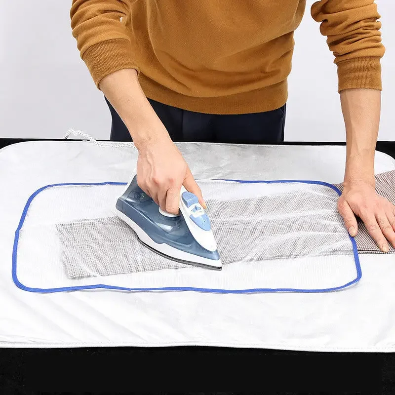 2PCS Anti-Crush Pad Iron Random Color Laundry Products Cloth Protective Press Mesh Insulated Ironing Board Cushion Cover