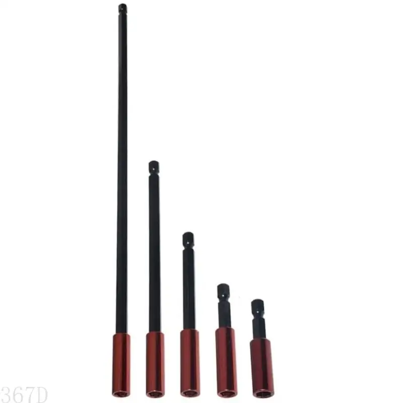 367D Impact Drill Screw Nut Bit Set 1/4” Shank Extension Extension Rod