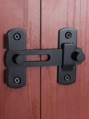 Sliding Barn Door Latch Sliding Right Angle Door Latch Door Bolt Wine Cooler Closet Window Door Latch Plug Baby Safety Latch