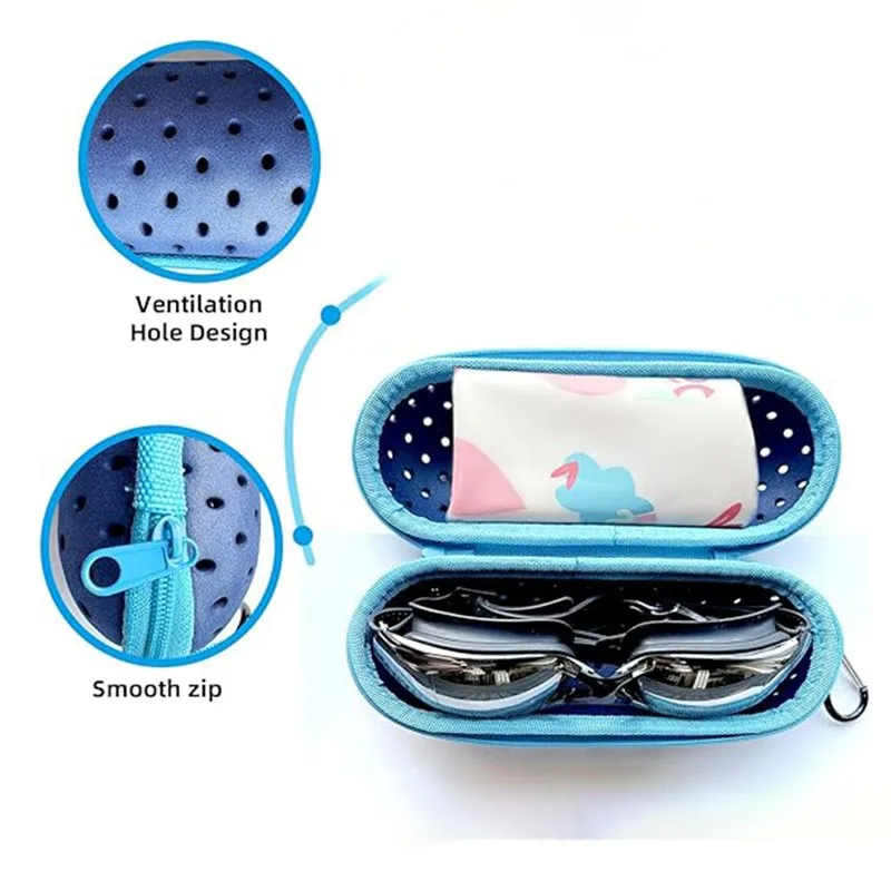 إيفا لينة نظارات السباحة المنظم حامي نظارات حالة معدات السباحة تنفس ثقب الصرف غطاء نظارات المحمولة #4