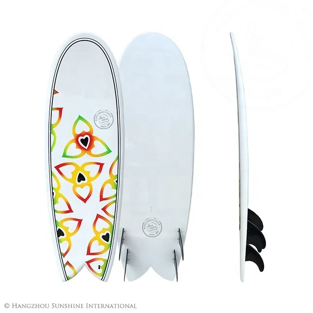 Awesome Surf board with surf fins from China Surfboard Factory