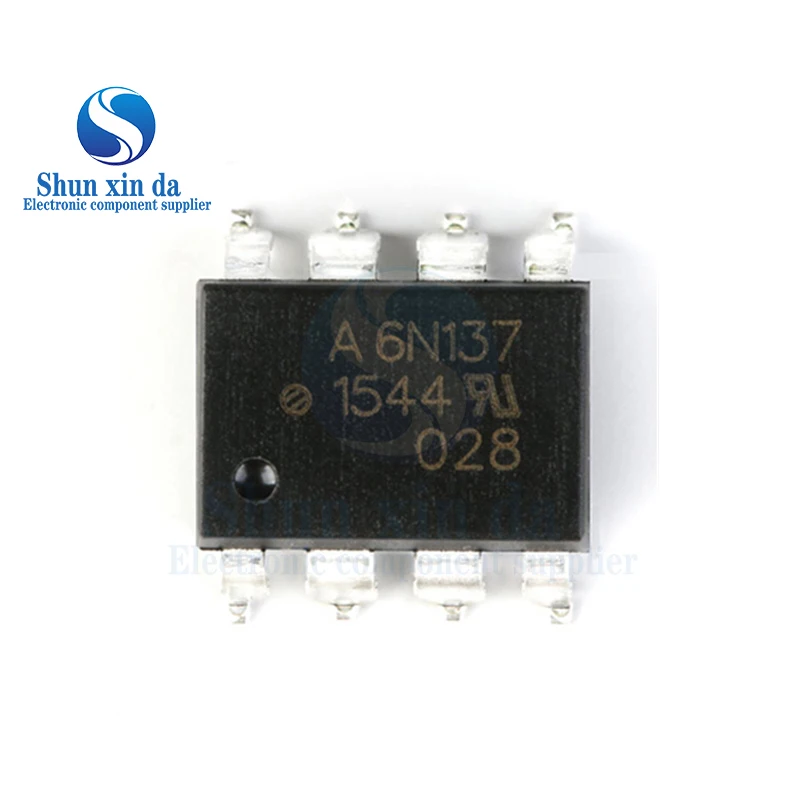 10PCS 6N137 DIP-8 SMD-8 EL6N137 EL6N137S 6N137M 6N137SDM 6N137-500E High Speed Optocouplers High Speed 10MBd LogicGate Output IC