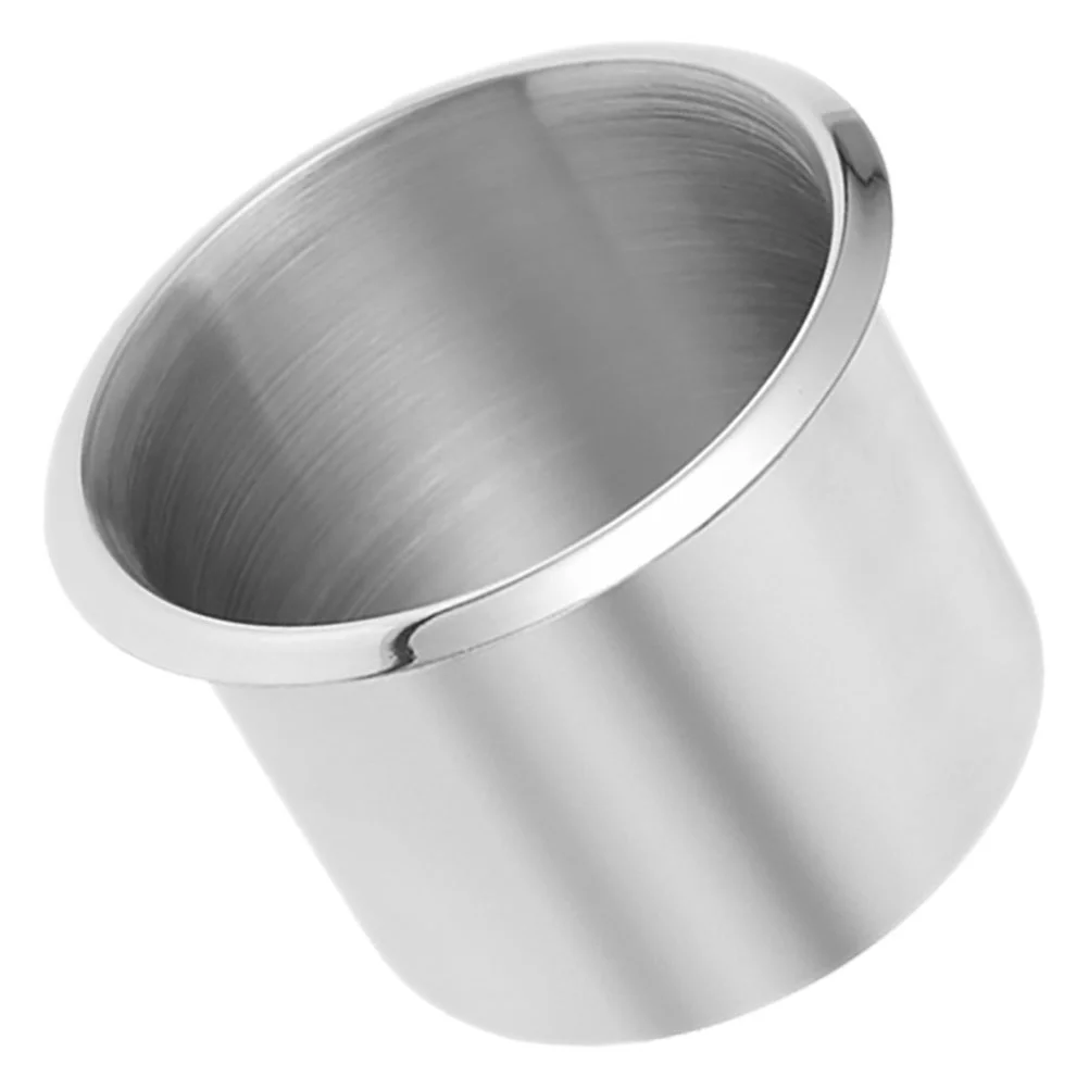 

Durable Stainless Steel Cup Holder Universal Drink Holder Insert For Marine Stainless Steel Boat Cup Holder Recessed Drink Can H