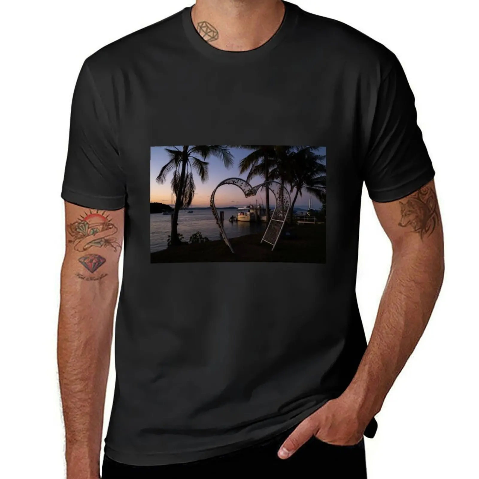 Sunset, Port Douglas, Australia T-Shirt for a boy tops hippie clothes mens funny t shirts