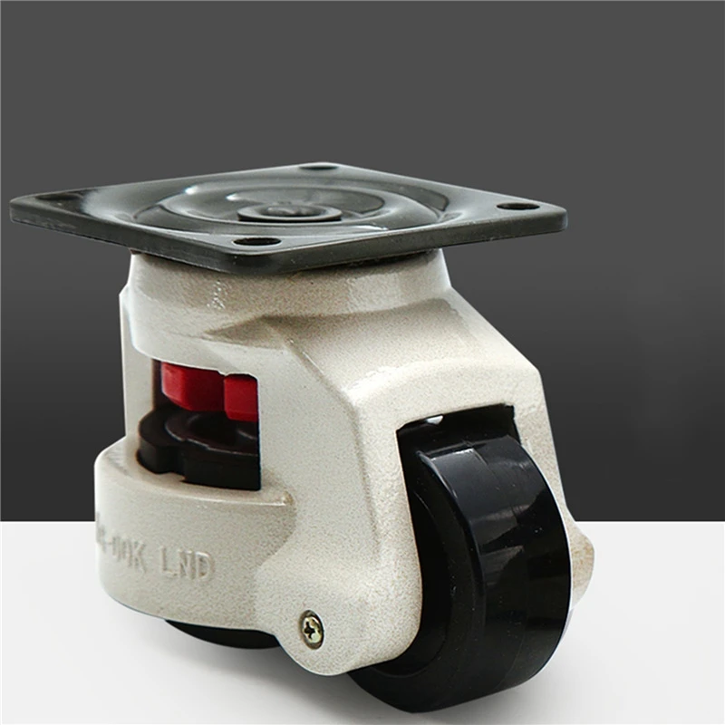 

AA21-3X Rubber Foot 40F Foot Level Adjustment Equipment Cart Caster 60Kg Load Capacity Furniture Leveling Foma Wheel