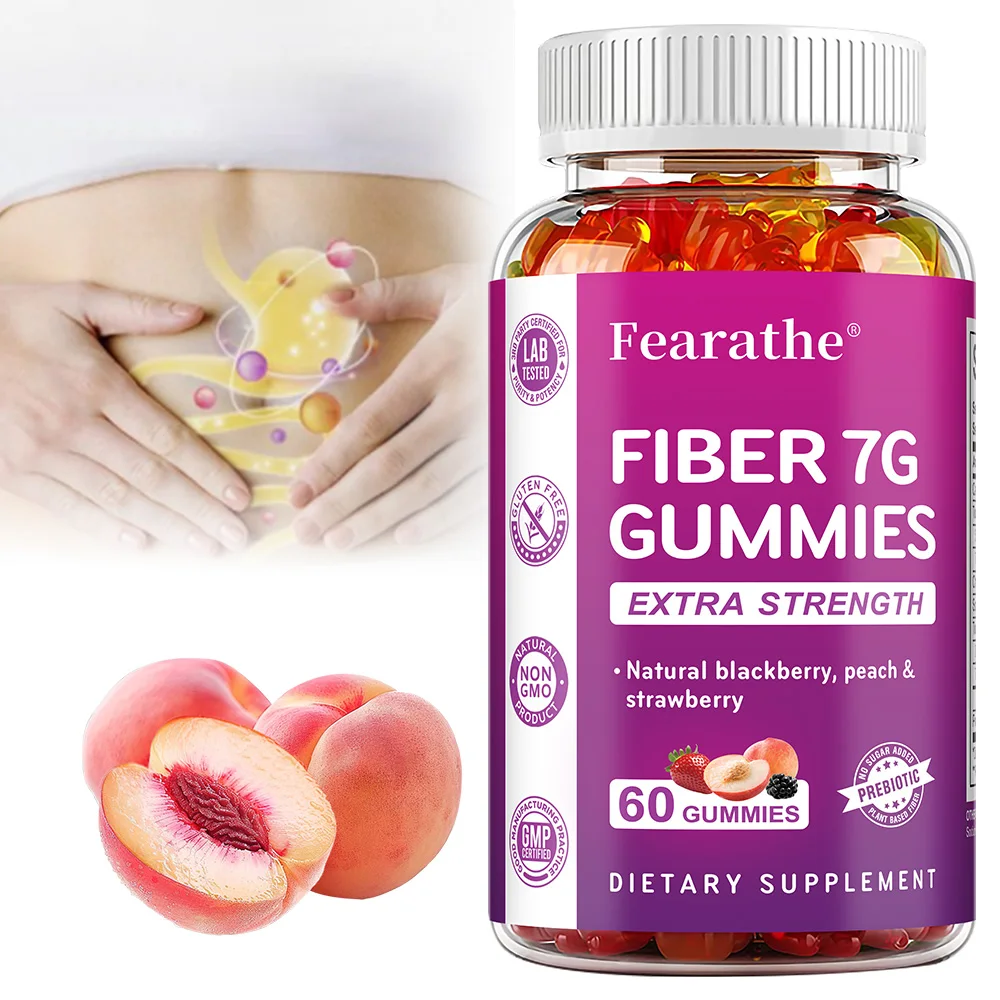 

Fiber 7 г жевательных конфет — способствует здоровью пищеварительной очистки и обычных движений кишечника, ежевики, персика и вкусу клубники.