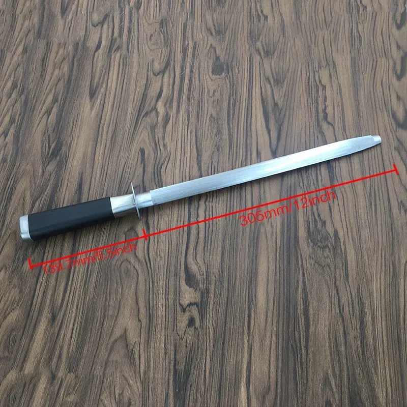 Diamond Sharpening Rod Tungsten Steel Carbon Steel  Kitchen Gadgets Slaughterhouse Butcher Ceramic Household Knife Sharpener