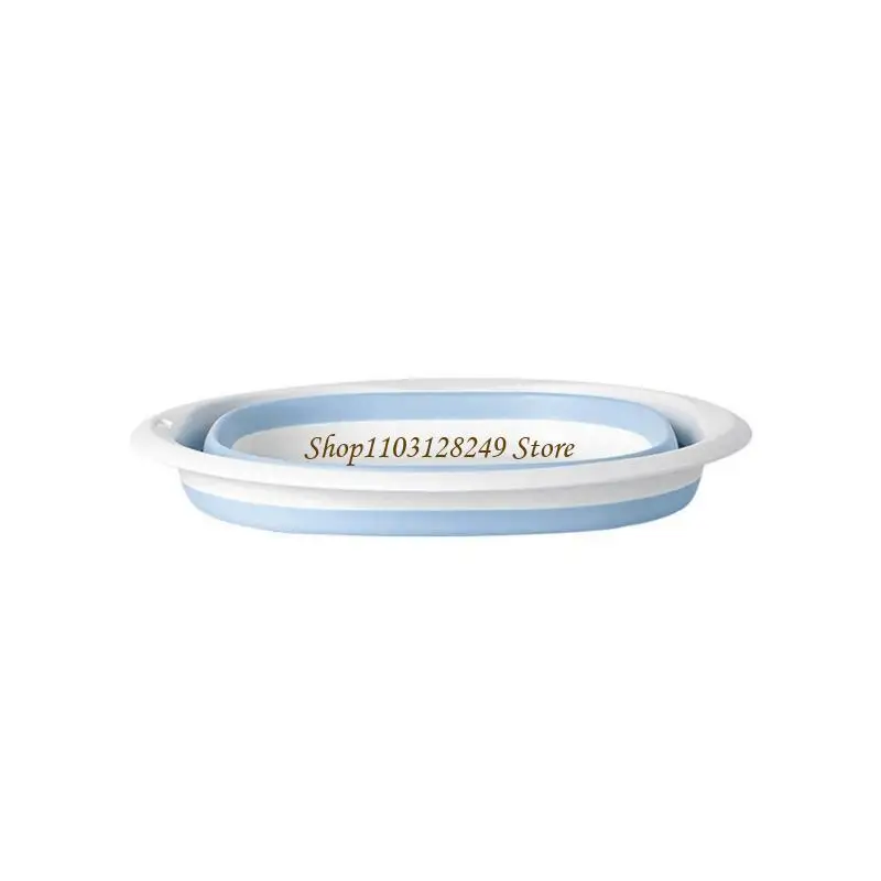 N5KD Bathroom Laundry Tub Folding Wash Basin for Kids Collapsible Vegetable Basin Tub Dish Bowl Washing Tub