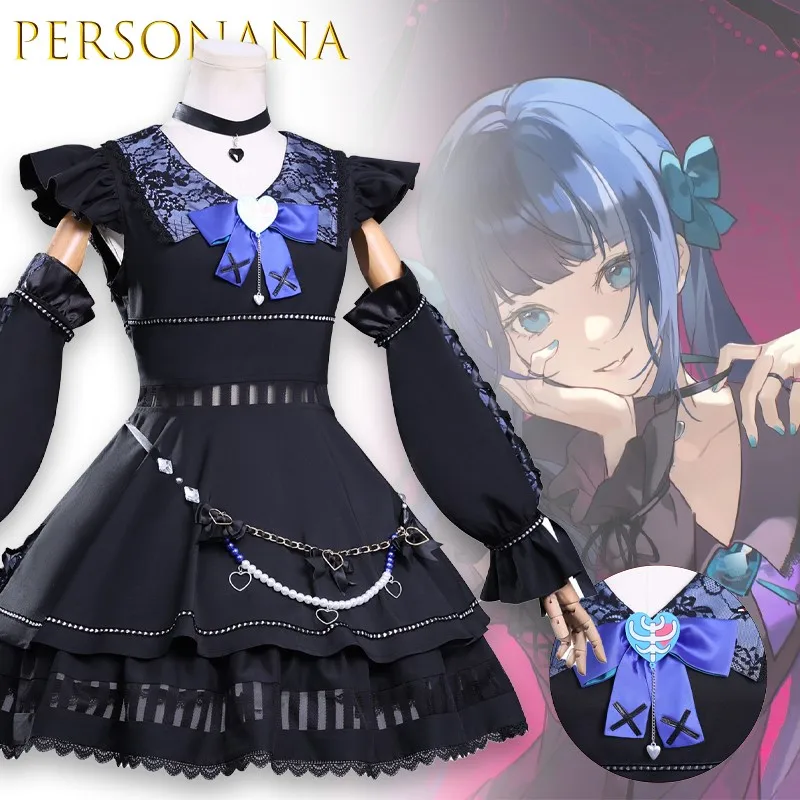 

Ruka Nono Cosplay Personana Night Phantom Costume Female Anime Game Outfit Set For Cosplay Events Halloween Costume Role Play