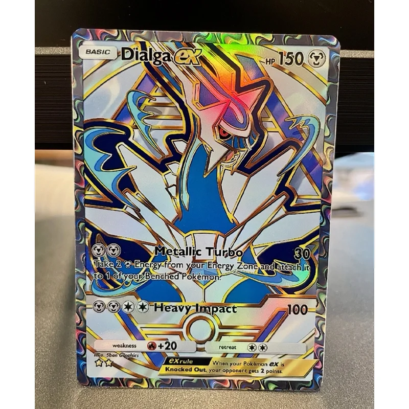 لتقوم بها بنفسك Pkm مروحة الفن Tcg جيب Eevee Ex Holo Pikachu Ex Lugia Buzzwole Lusamine Charlizard Solgaleo فن كامل | حزمة ديلوكس بطاقة Ex #6