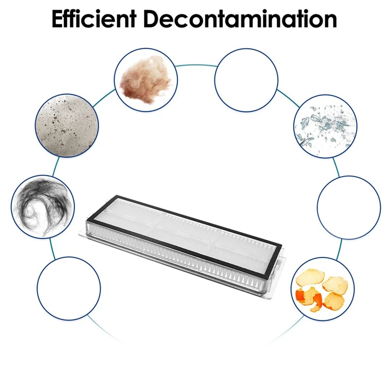 3 مجموعة لشاومي روبوت فراغ X20 + / X20 زائد مكنسة كهربائية استبدال الجانب الرئيسي فرشاة ممسحة القماش أجزاء فلتر Hepa حار!