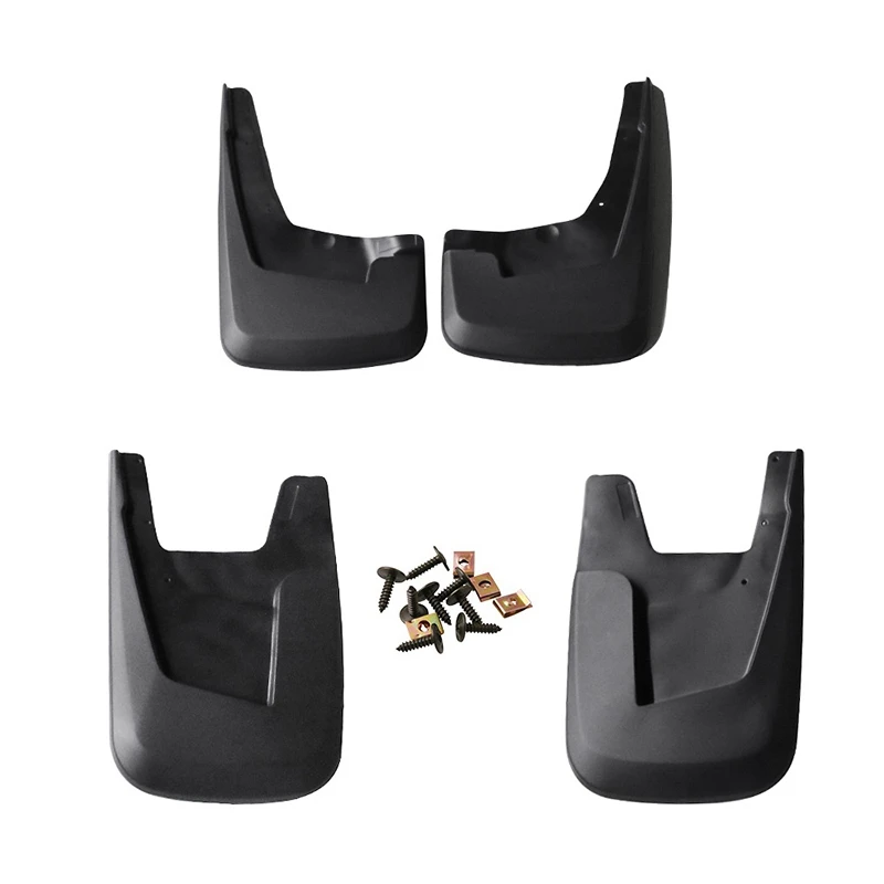 

Front and Rear Mud Flaps Splash Guard Mudguard Set for Dodge Ram 2500/3500 2019 2020 2021 Car