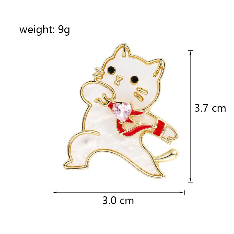 Korean version of love confession bear brooch college style sweater jacket accessories corsage cartoon baby elephant versatile p