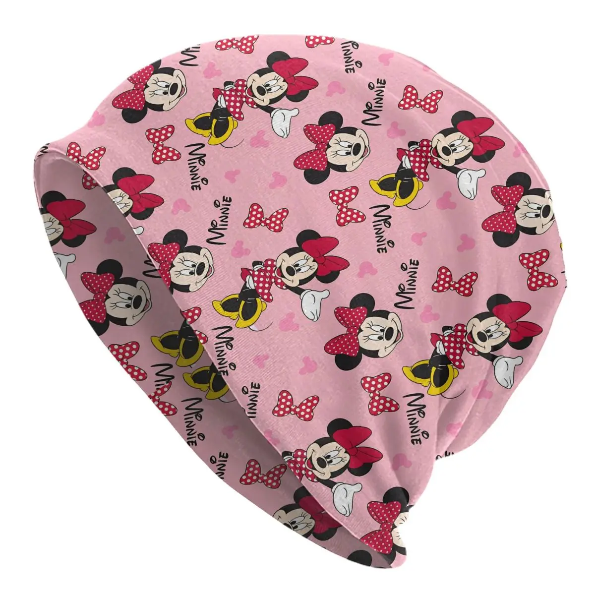 

Шапки с Микки и Минни Маус, готическая уличная шапка с героями мультфильмов Skullies, мужская и женская теплая кепка двойного назначения